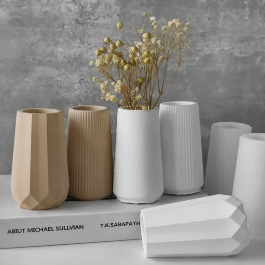 Silikonform Zylindrische Vase für Gips Epoxidharz Kerzen Deko DIY