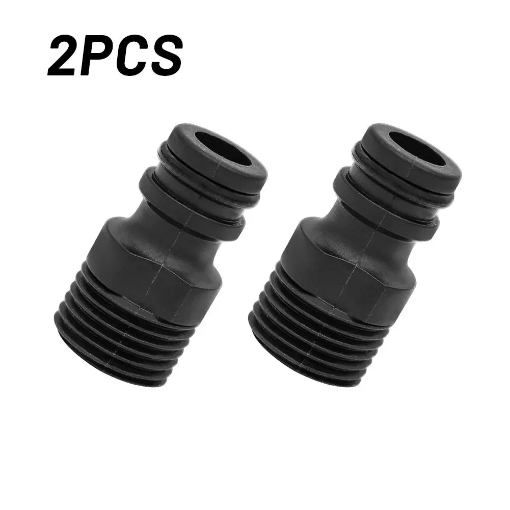 Schnelle - Dichte Verbindung: 2er Set 1/2 BSP Wasserhahn-Adapter aus Kunststoff