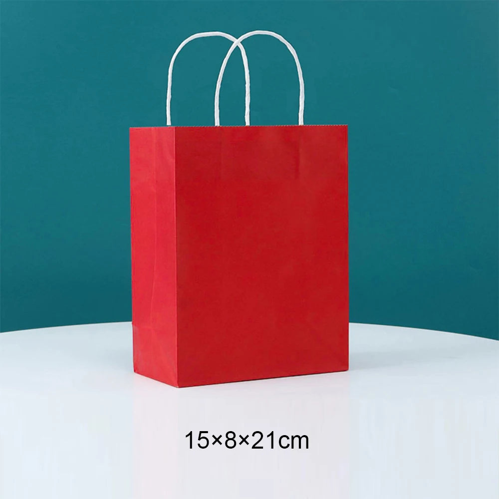 Papier Geschenktüten mit Griffen – 10 Farben, versch. Größen für Feiern