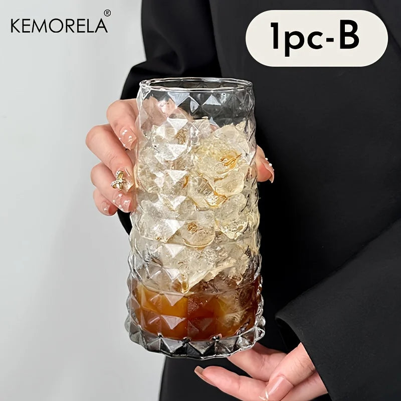 Vielseitige 500 ml Eiskaffeetasse aus umweltfreundlichem Glas – elegant - robust