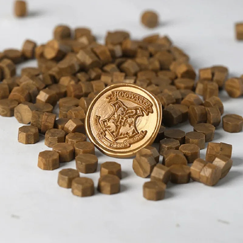 200 Stück Wachsdruckperlen für Siegel, Retro Versiegelung in Gold