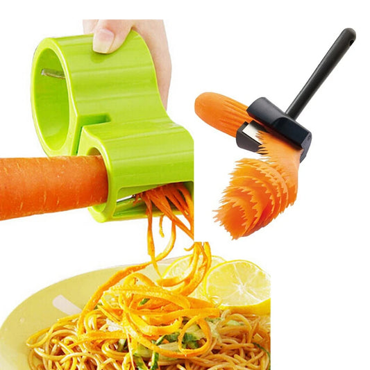 Gezacktes Obst und Gemüse Messer Slicer Shredder Julienne Küchenhelfer