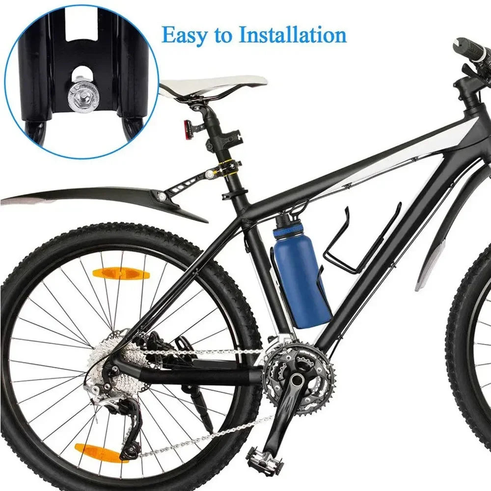 Leichter - robuster Fahrradflaschenhalter aus Aluminium – Schwarz, Rot, Blau, Gold