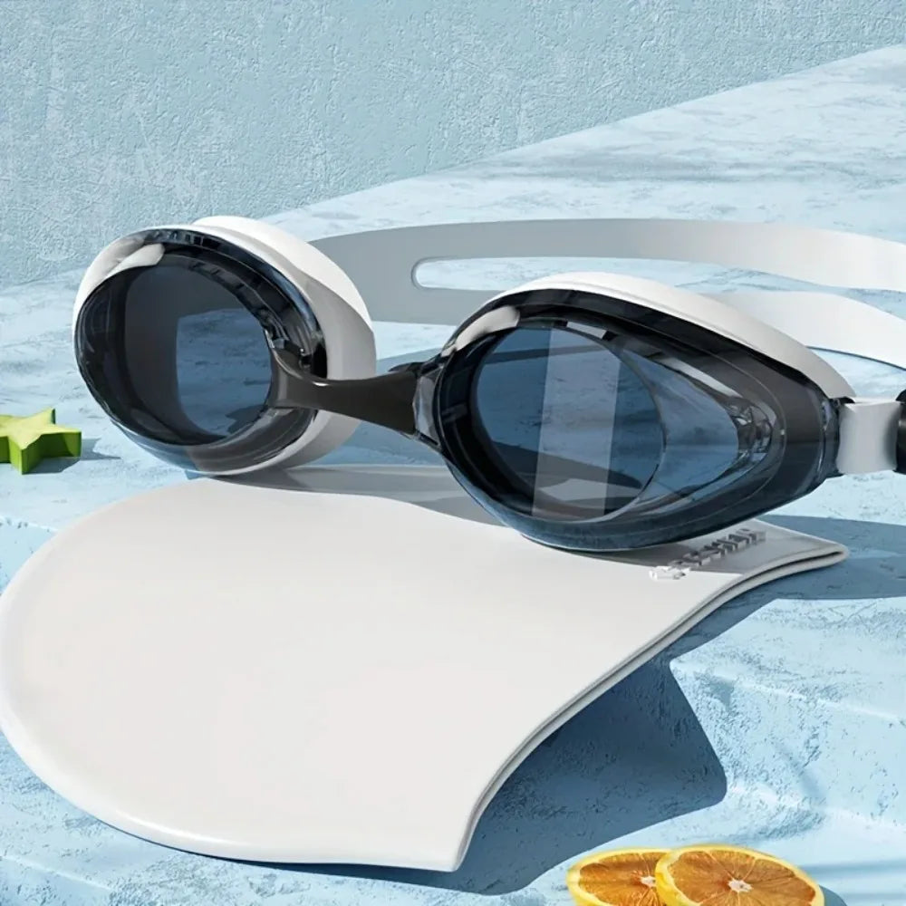Wasserdichte Schwimmbrille mit UV-Schutz und flexiblem Silikonrahmen