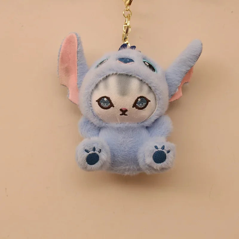 Niedlicher Kawaii Stitch Cat Plüschanhänger – Weich, Sicher - Perfektes Geschenk