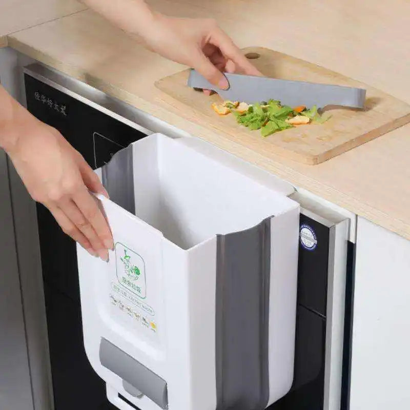 Faltbarer Wand-Mülleimer für Küche und Schrank zur platzsparenden Aufbewahrung
