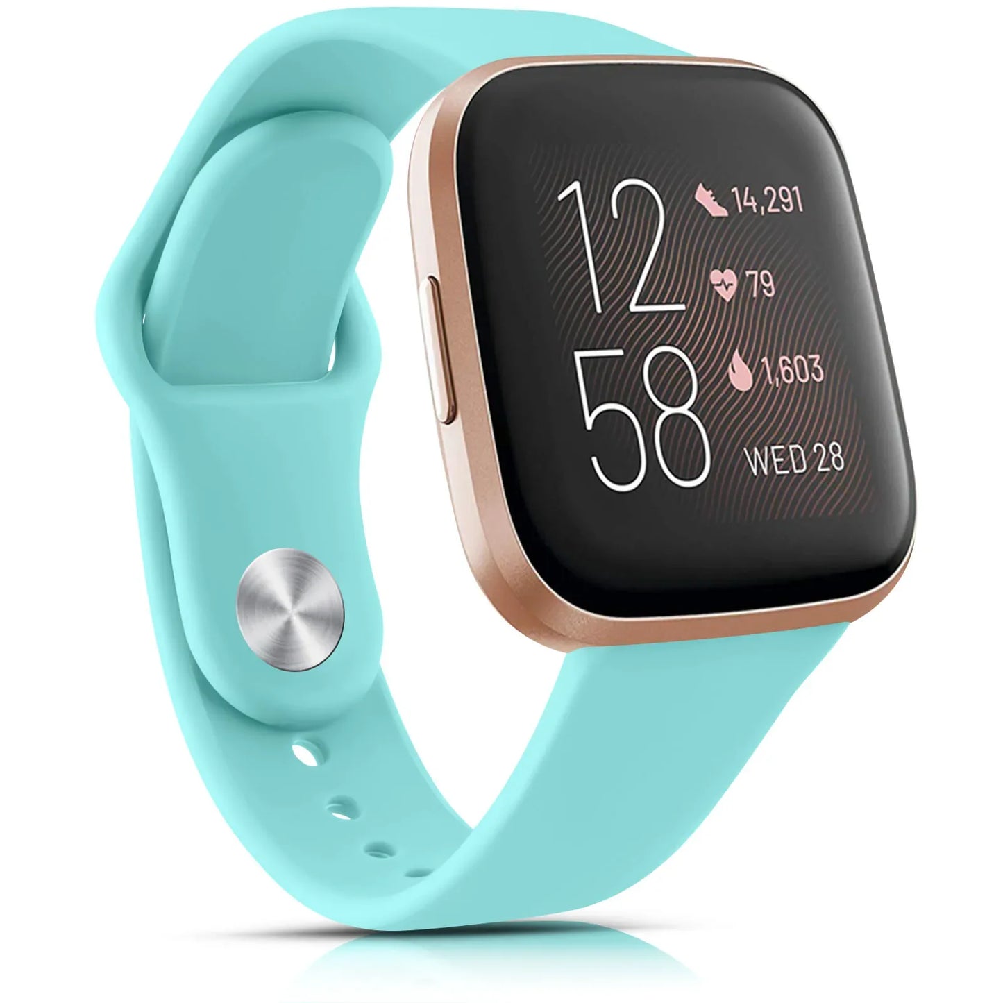 Silikon Armband Sport Ersatz für Fitbit Versa 1 2 3 4 Lite Sense 2