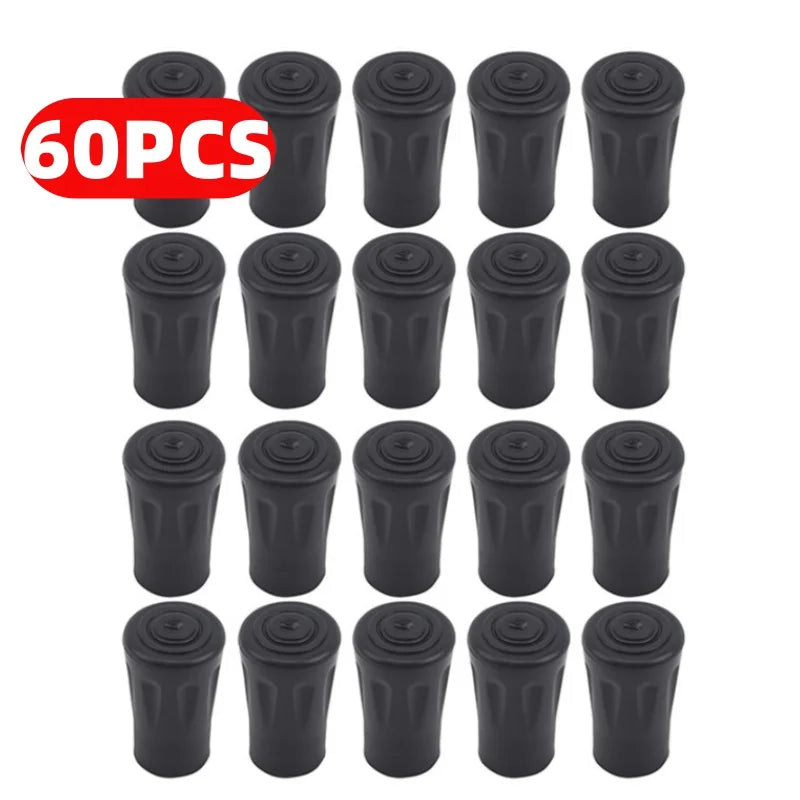 20x Gummi Schutz Kappen für Trekkingstöcke Nordic Walking Outdoor Wanderung