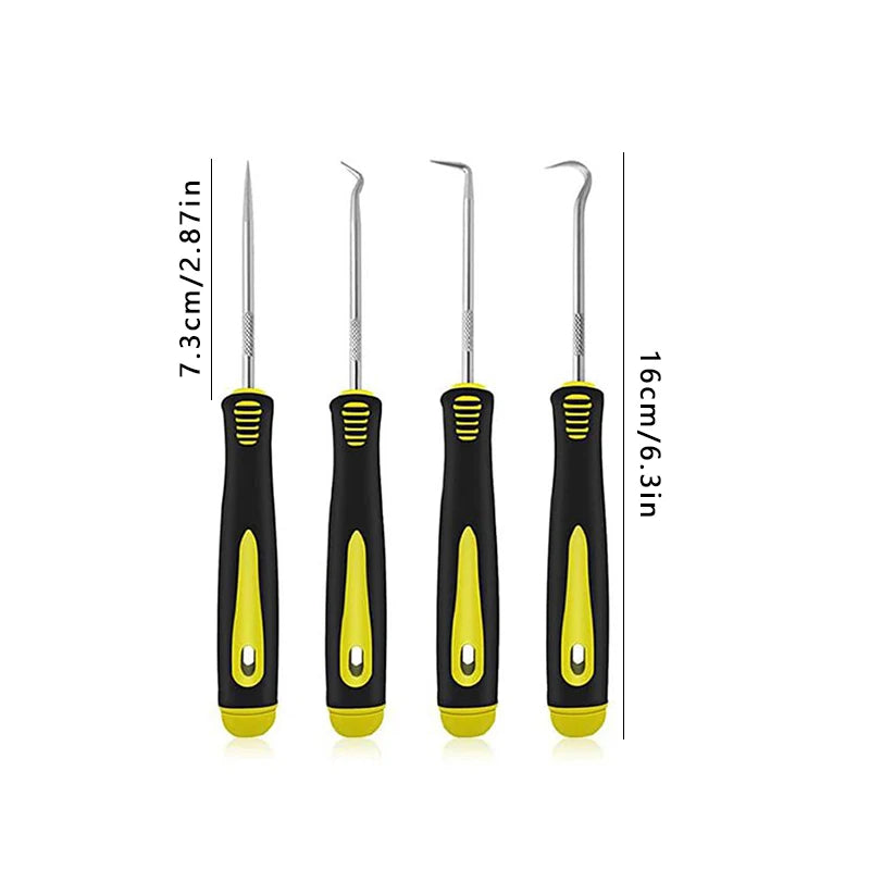 4-teiliges Auto Pick und Haken Set zum Entfernen von Dichtungen und O-Ringen