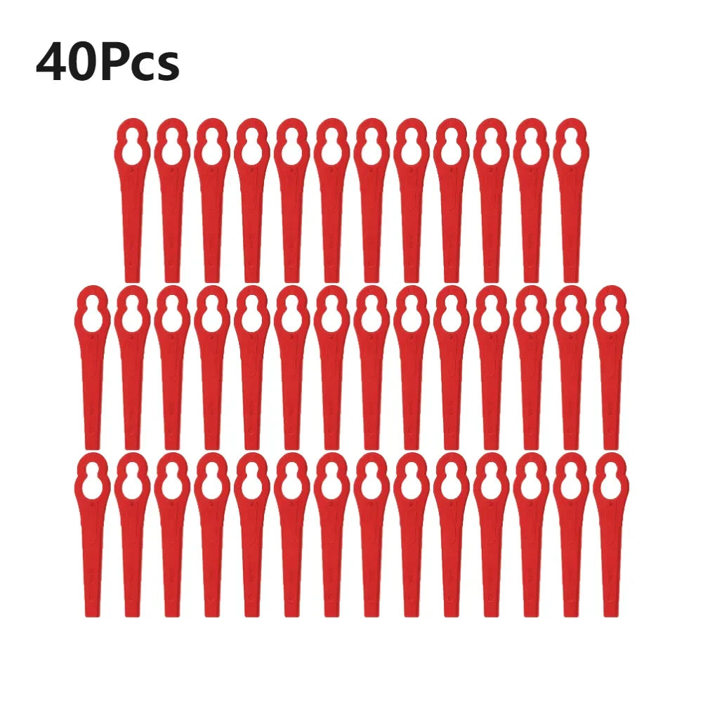 20-400x Rasenmäher Messer Kunststoff Typ L83 – Ersatz Klingen Akku Grasschneider