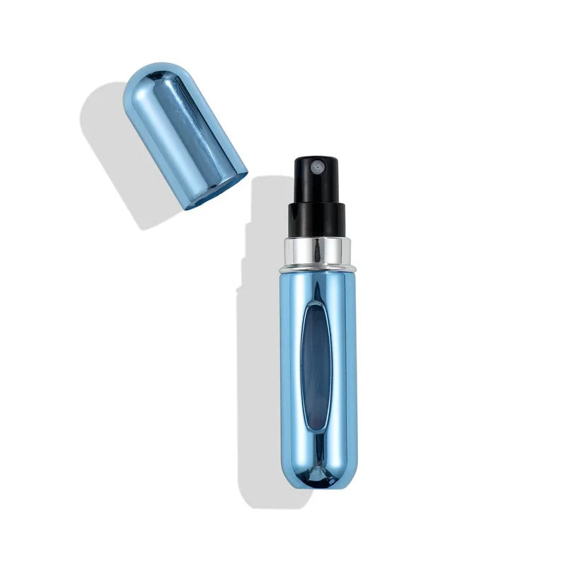 Praktische 5ml Mini Sprühflasche – Nachfüllbar, bunt - ideal für Reisen
