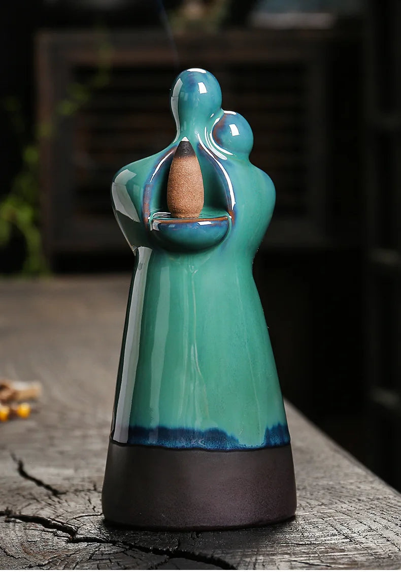 Kreativer Keramik Weihrauch Brenner für Wohnraumduft