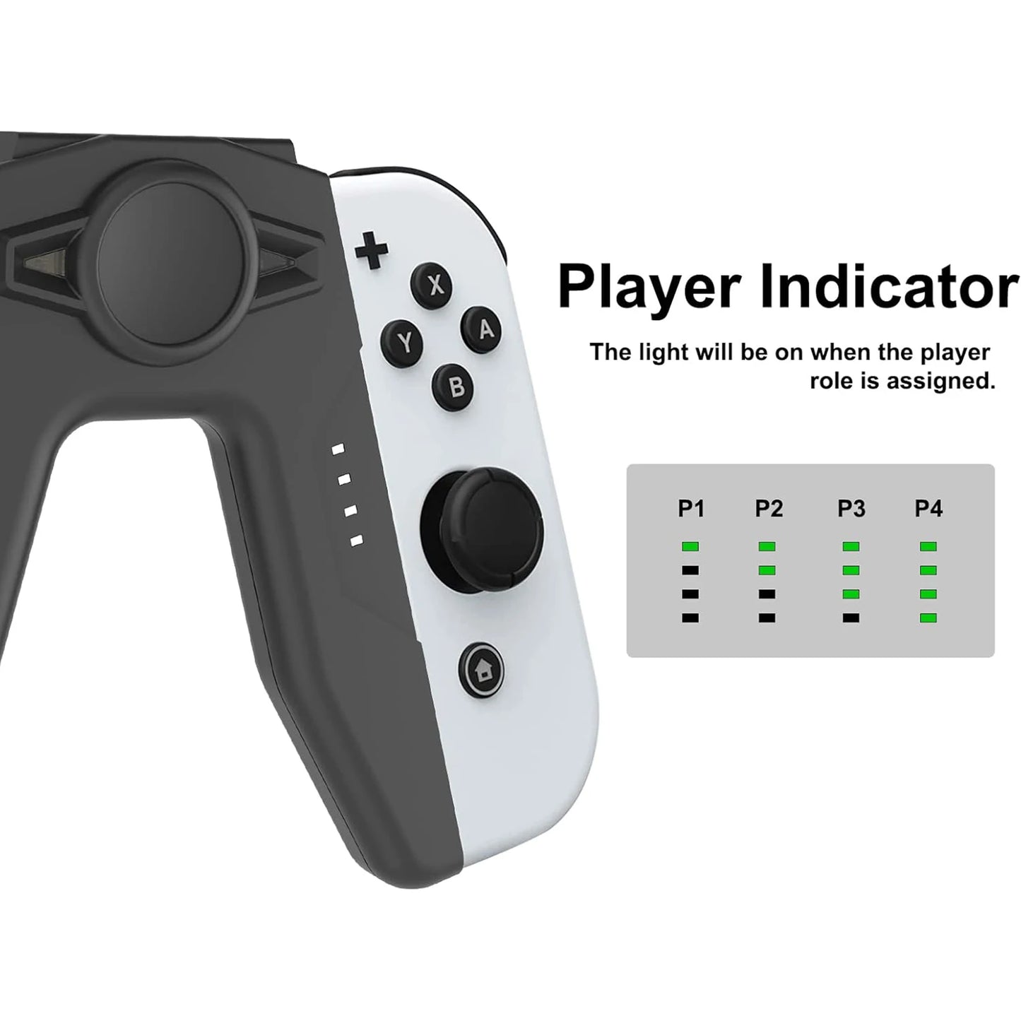 Joy-Con Ladehalterung mit LED - Überladeschutz – für Nintendo Switch - OLED