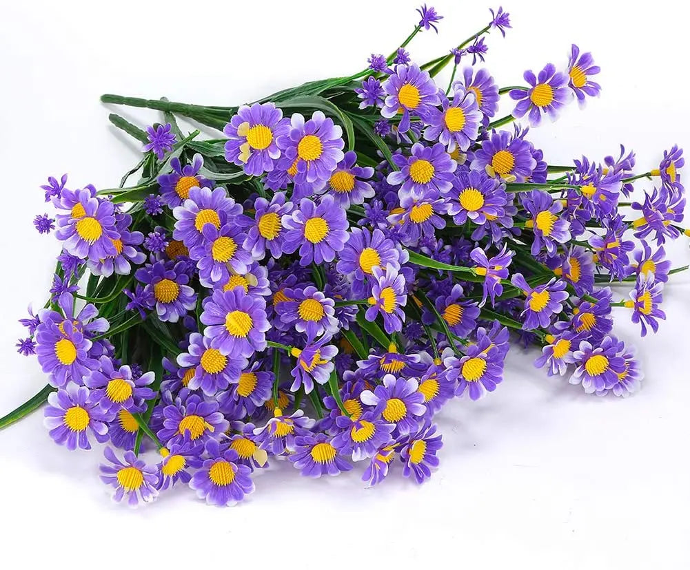 UV-beständige künstliche Gänseblümchen für Innen- und Außendekoration