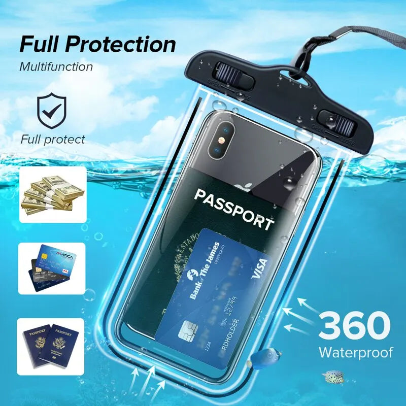 Wasserdichte Universaltasche 3,5-6,5 – Schutz fürs Handy beim Schwimmen - Outdoor