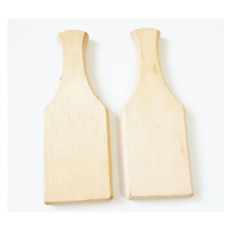 Tonpaddel Keramikwerkzeug aus Holz für Handbau und Küche glatt