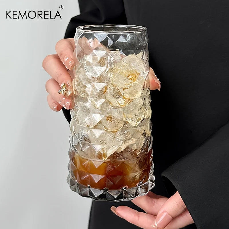 Vielseitige 500 ml Eiskaffeetasse aus umweltfreundlichem Glas – elegant - robust