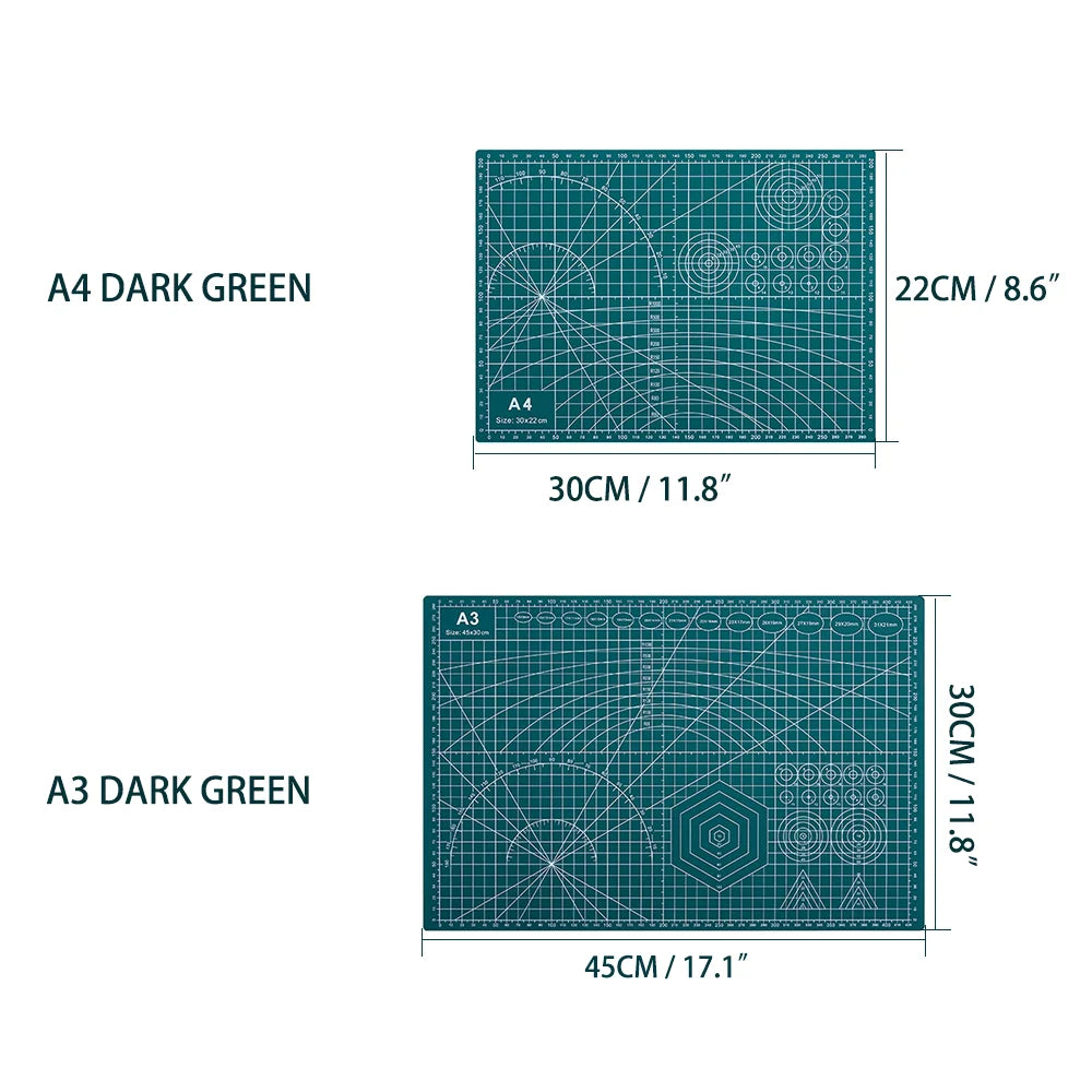 A3 A4 Schneidematte mit Graduierungen antistatisch für Werkbank Heimwerker