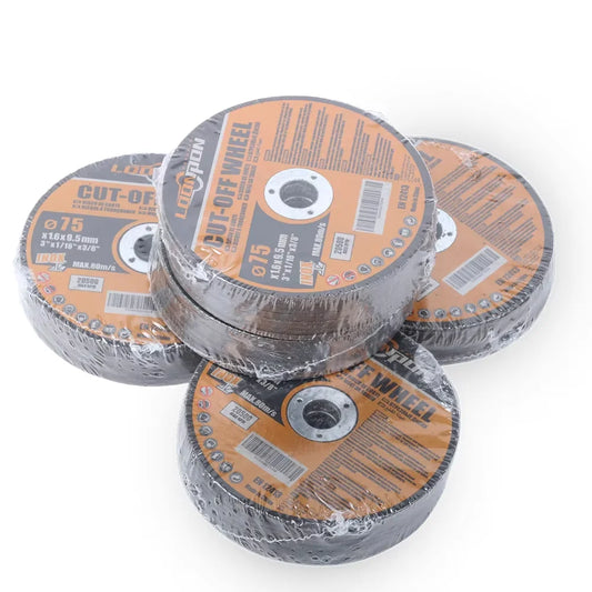 Ultradünne 75mm Harz Trennscheibe 9.5mm Bohrung Metall Edelstahl Winkelschleifer