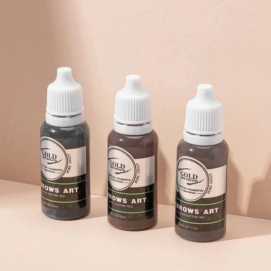 15 ml Tattoo Pigment Microblading Übungstinte Natürliche Augenbrauen