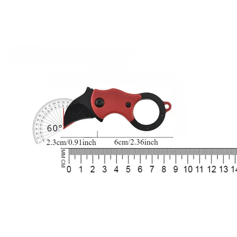 Multifunktionales Outdoor Klappmesser 440C Edelstahl, kompakt - robust 7,7 cm