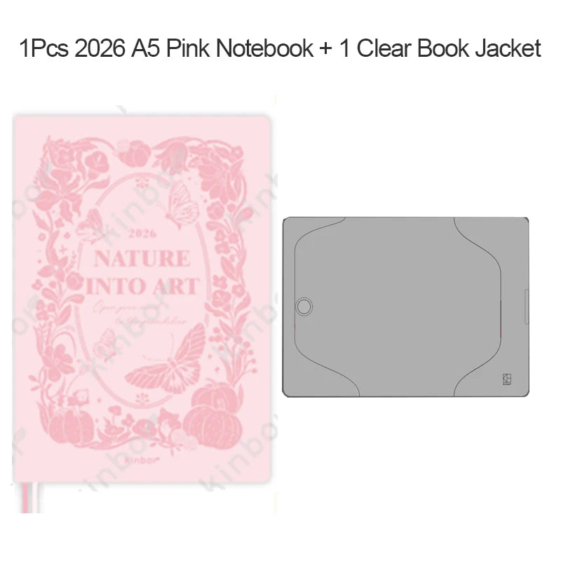 Jährliches Notizbuch 2026 A5 A6 Planner Tagesplaner mit 224 Seiten