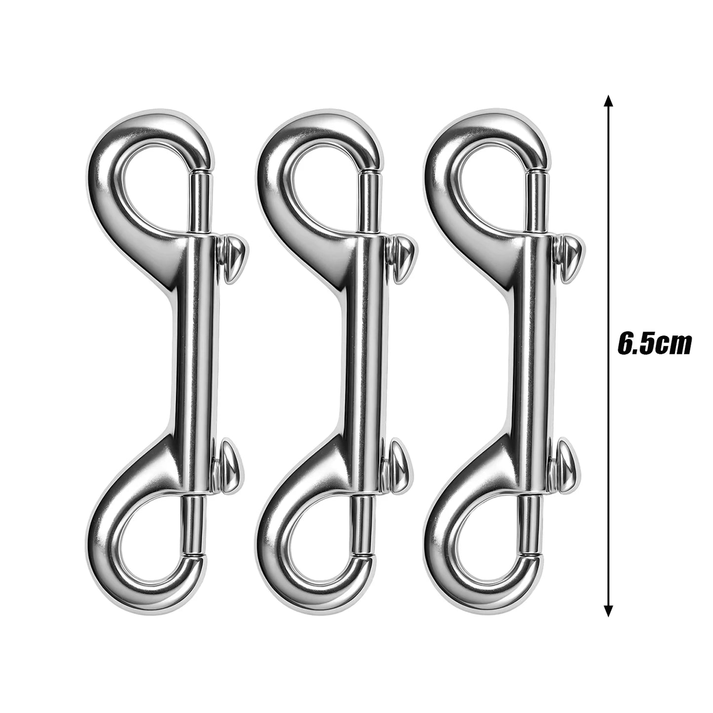 Robuste Doppelseitige Karabinerhaken für Outdoor und Haushal