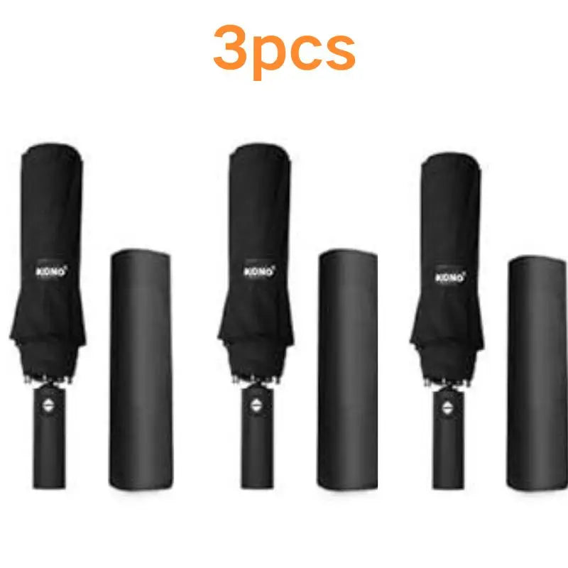 Winddichter kompakter automatischer Taschenschirm 1 2 oder 3er Pack
