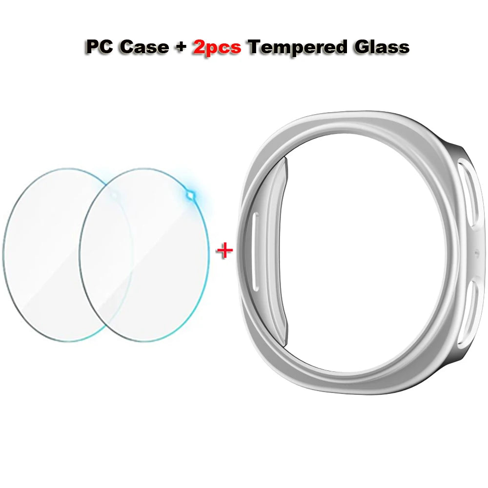 Schutzgehäuse und gehärtetes Glas für Galaxy Watch 8 40/44 mm