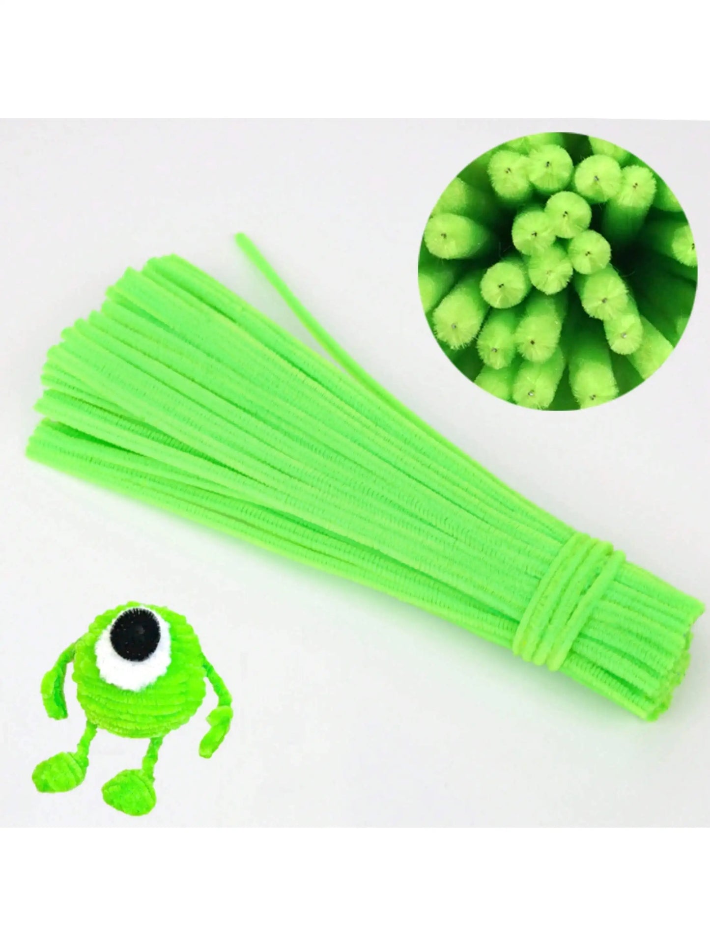 Pfeifenreiniger Set 100/300 Stück 6 Farben Farbverlauf für DIY Basteln