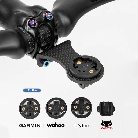 Carbon Fahrrad Computerhalterung für GPS Kamera Licht am Vorbau
