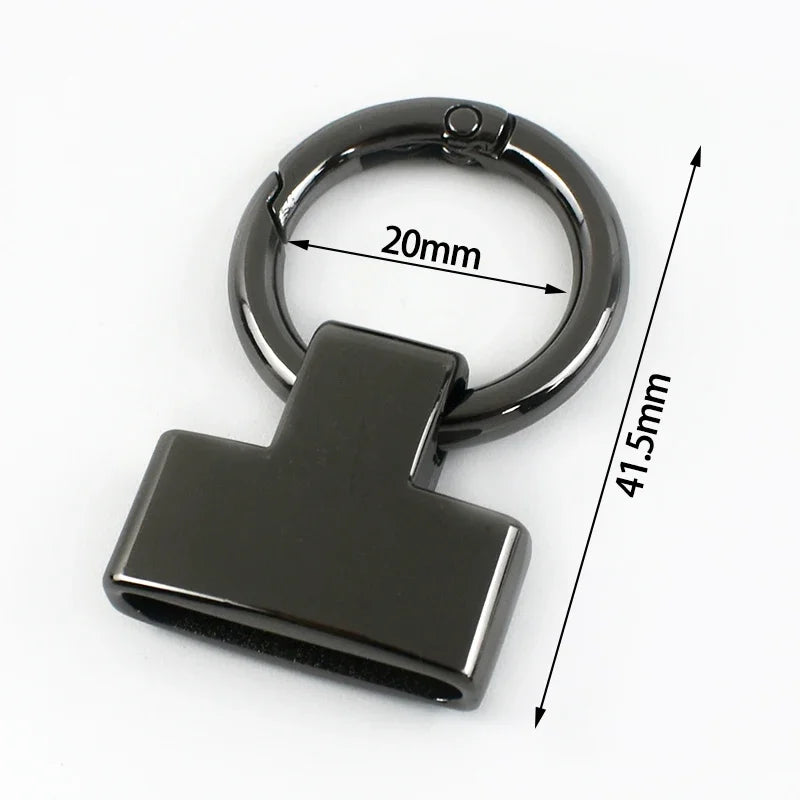 Metallschnallen O-Ring 20 25mm 2 5 10 Stück für Riemen Schlüsselanhänger