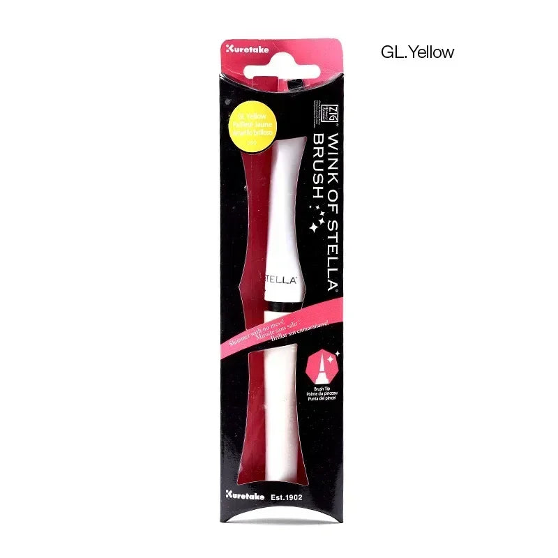Mehrfarbiger Bling Pinselstift mit funkelndem Aquarellglitzer