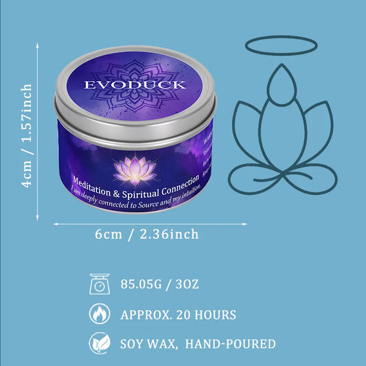 3oz Divine Guidance Duftkerze mit Kristallen, ideal als Geschenk