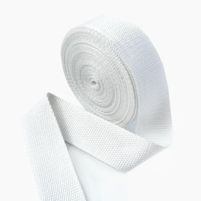 4M Polyester/Nylon Gurtband 1.3mm dick, 20-50mm breit für DIY Nähen Rucksäcke