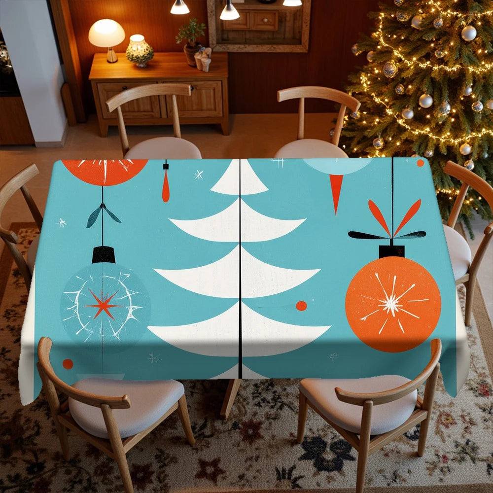 Lustige Tier Digitale Tischdecke wasserdicht für Küche und Party