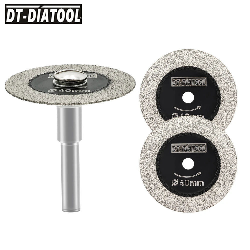 Diamant Mini Säge Glas Trennscheiben Set 3 Größen für Fliesen und Kristall