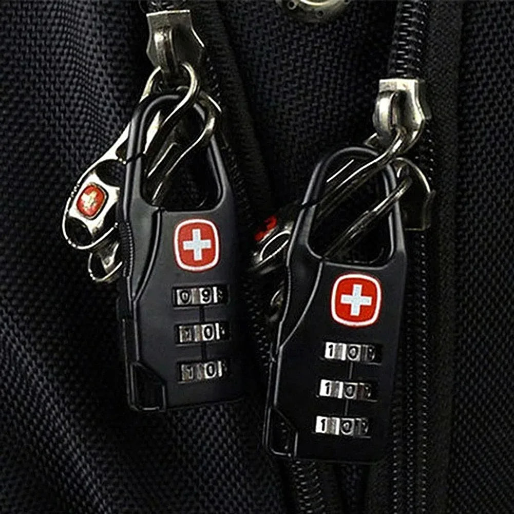 1-5x Reise Zahlenschloss Vorhängeschloss Gepäck Rucksack Koffer Code Schloss