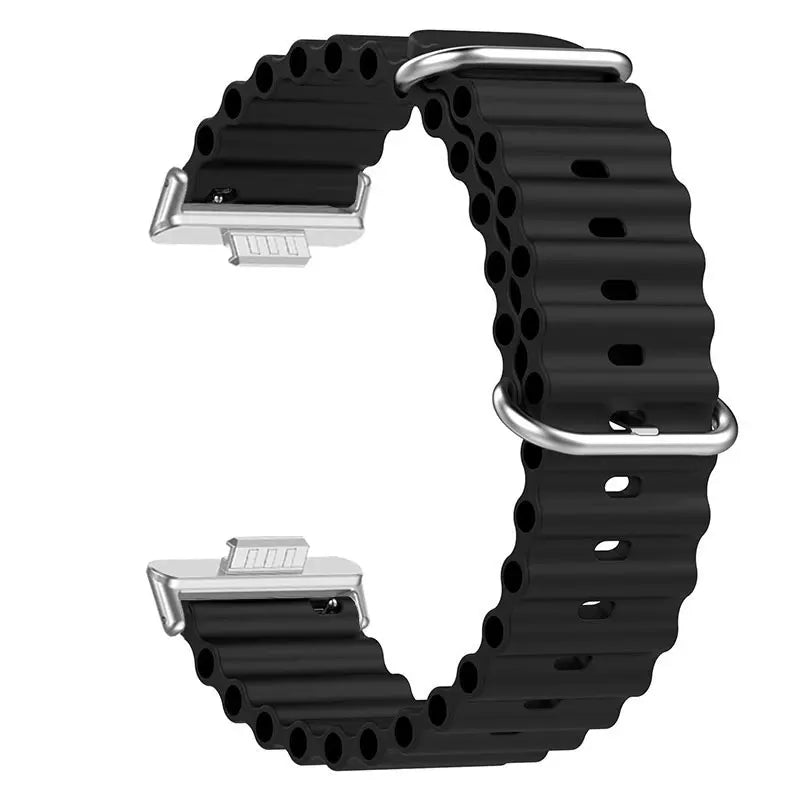 Flexibles Silikon-Sportarmband Ocean 20cm – Komfort - Style für Watch Fit 3 4 Pro