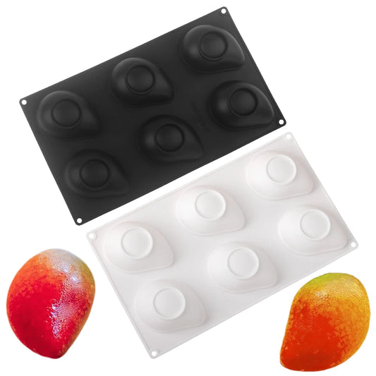 Silikonform Mango-Mousse 6 Mulden Dessert Backform