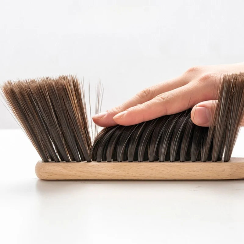 Natürlich effektiv reinigen: Holzborsten-Pinsel 1er/2er Set, anti-statisch - nachhaltig