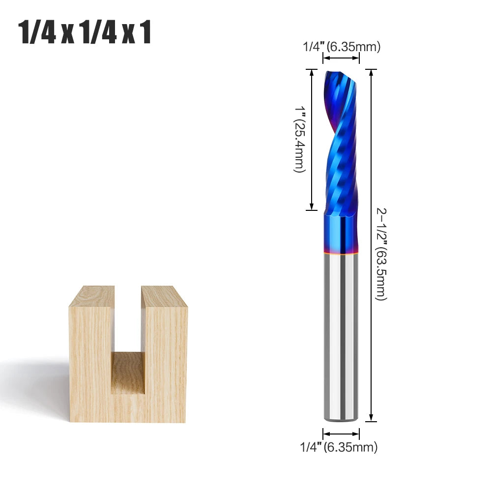 Gerader Schaftfräser aus legiertem Wolframkarbid für Holzbearbeitung