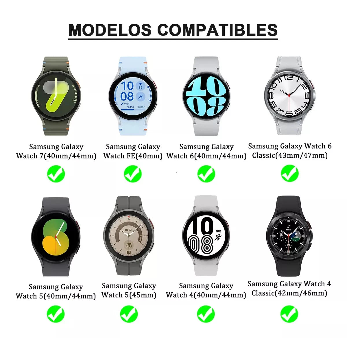 Schnell - bequem: Geflochtenes Nylon-Uhrenarmband für Galaxy Watch, 15 Farben