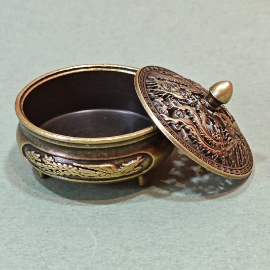 Dreibeiniger Aromatherapie-Weihrauchbrenner mit antihaftbeschichtetem Tablett