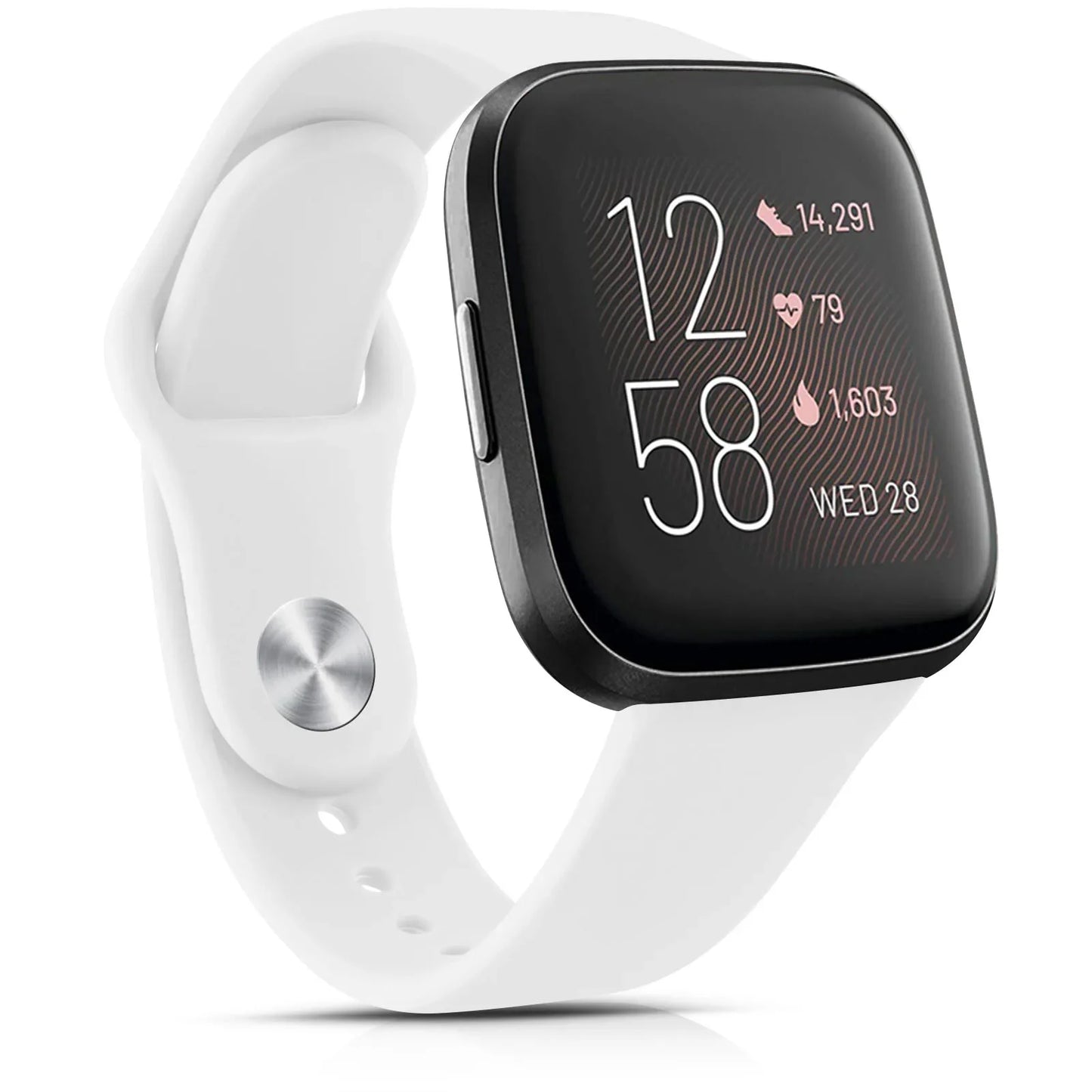 Silikon Armband Sport Ersatz für Fitbit Versa 1 2 3 4 Lite Sense 2