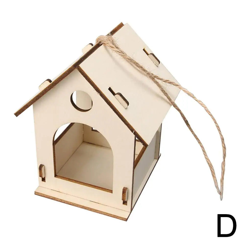 DIY Holz Vogelnest für Garten - Hängend - Naturfreundlich