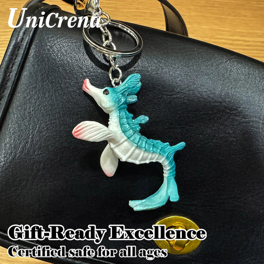 Kreativer handgefertigter Fisch Schlüsselanhänger mit Angeldesign Unisex