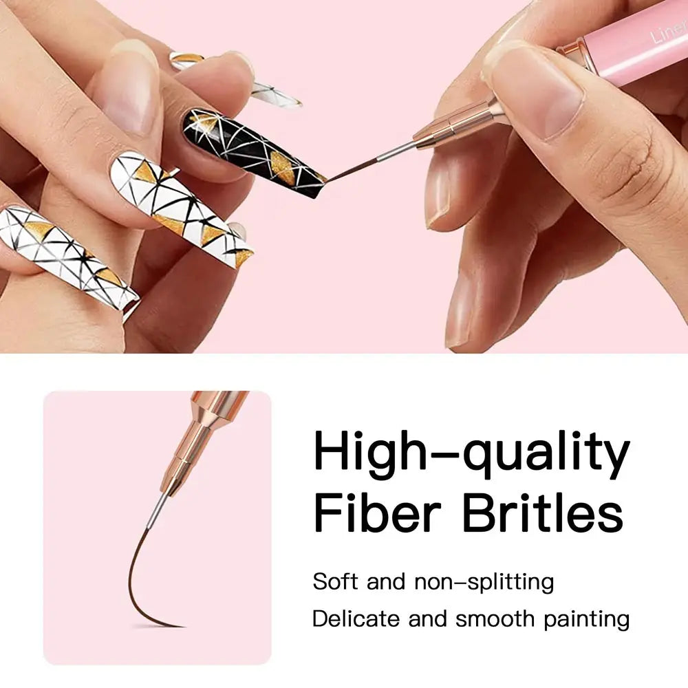 Nageldesign Pinsel Set Ultra Dünne Linie Für Präzise Nail Art Malerei