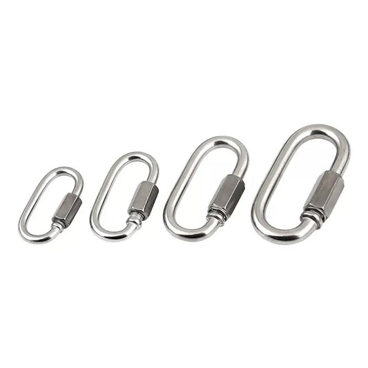 Robuster Oval Karabiner Edelstahl für schnelle sichere Verbindungen