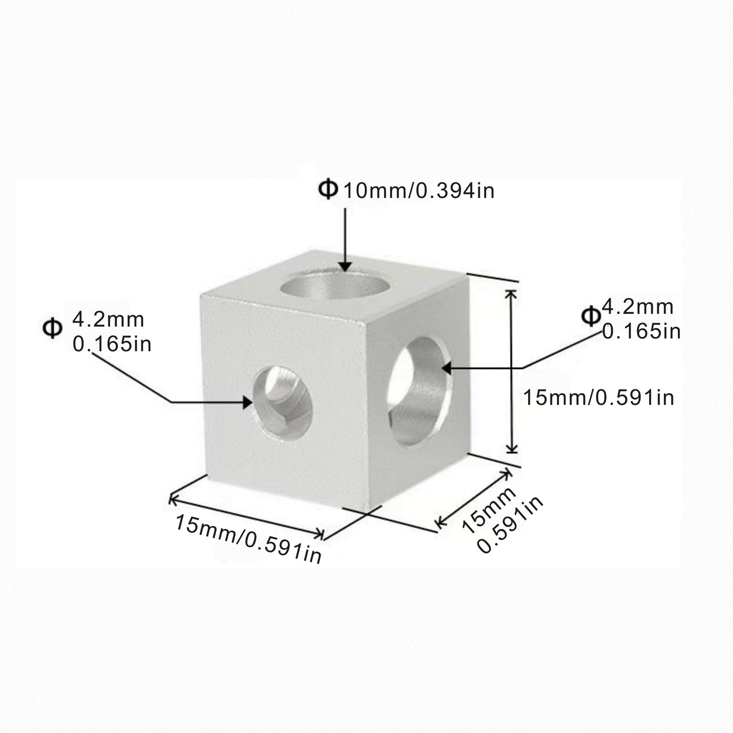 Aluminium Eckhalter 2020 Profilverbinder – Robust - Korrosionsfrei